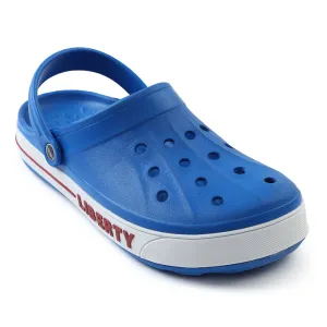 A-HA Blue Casual Slip-on Clogs For Men LITEWALK By Liberty