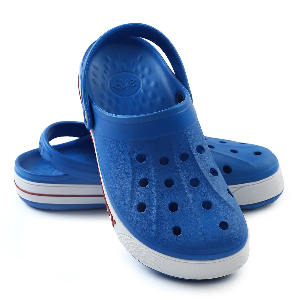 A-HA Blue Casual Slip-on Clogs For Men LITEWALK By Liberty
