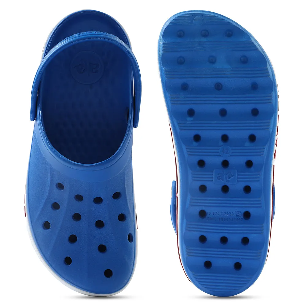 A-HA Blue Casual Slip-on Clogs For Men LITEWALK By Liberty