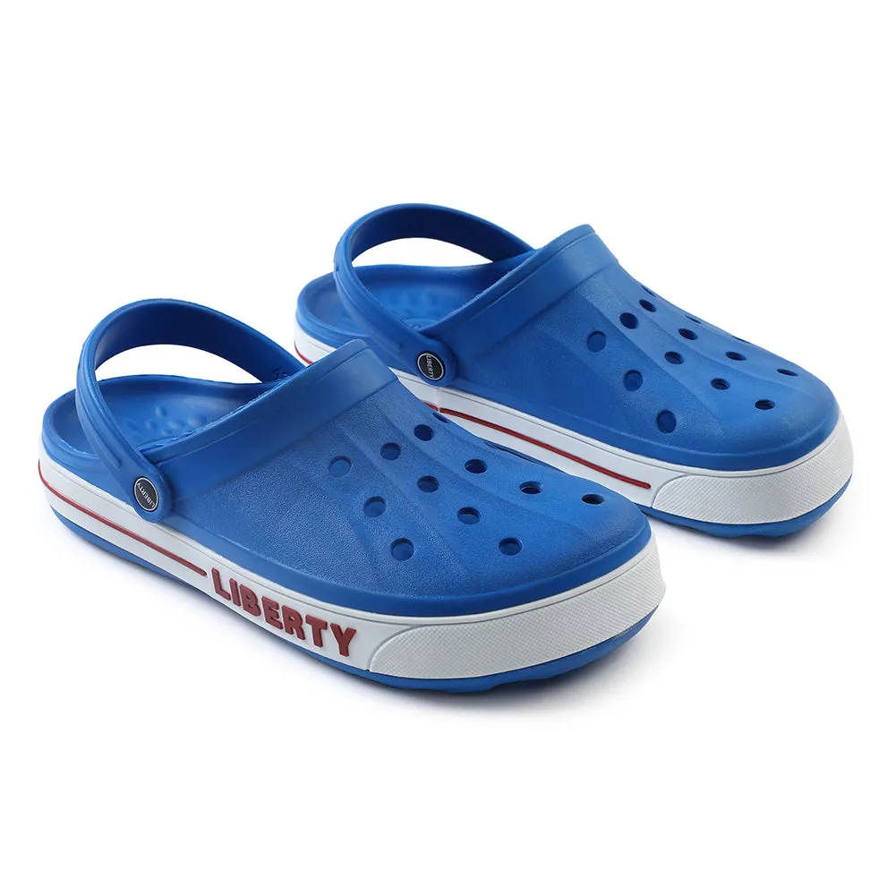 A-HA Blue Casual Slip-on Clogs For Men LITEWALK By Liberty