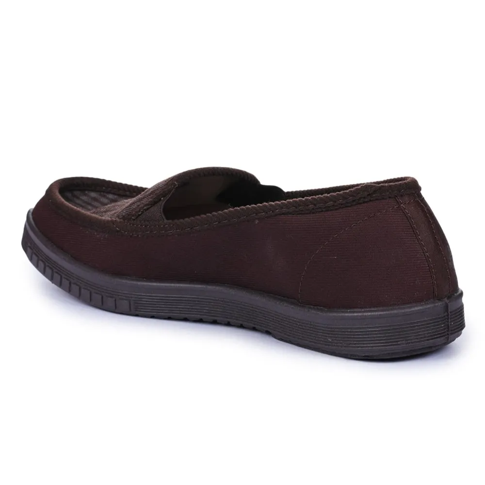 A-HA Brown Casual Non Lacing Shoes For Men WALKER-E By Liberty