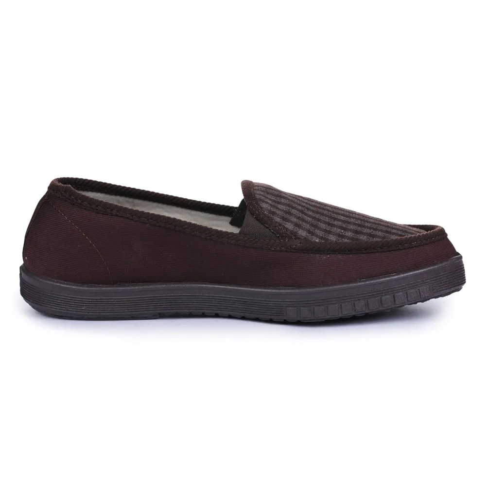 A-HA Brown Casual Non Lacing Shoes For Men WALKER-E By Liberty