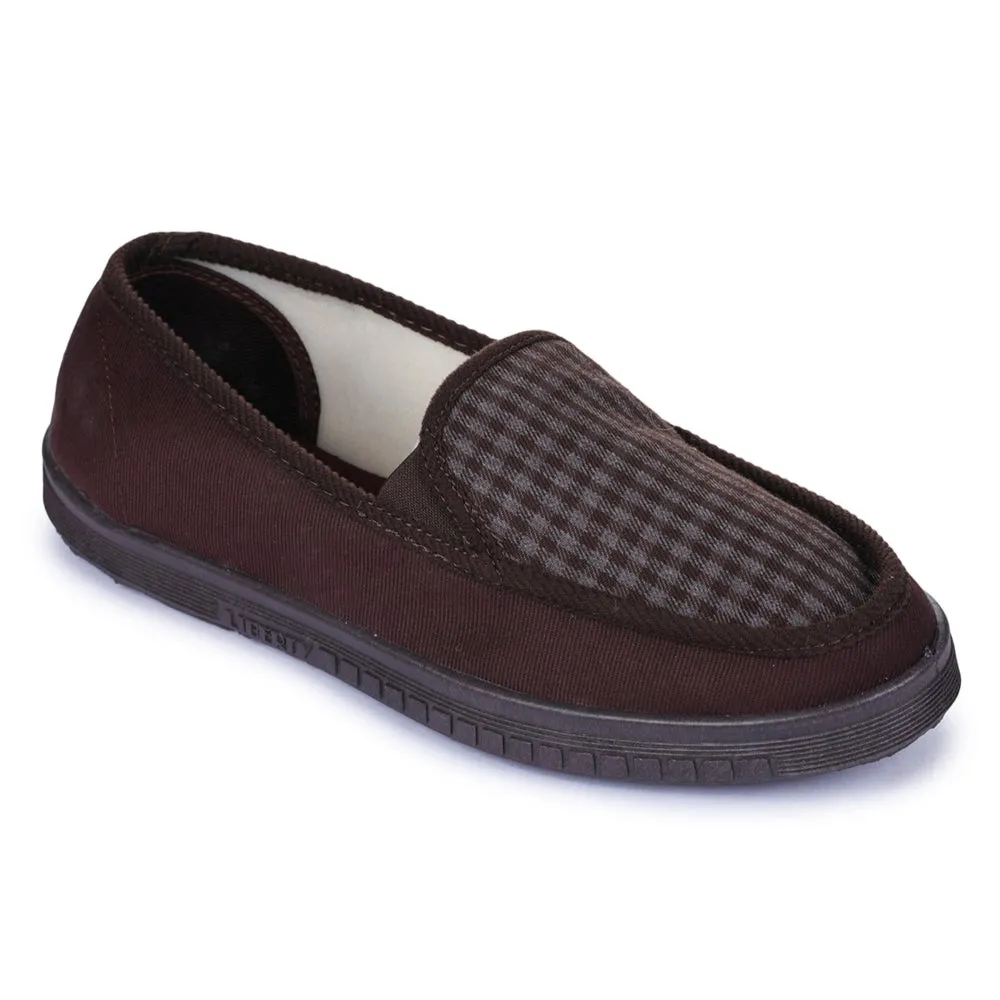 A-HA Brown Casual Non Lacing Shoes For Men WALKER-E By Liberty