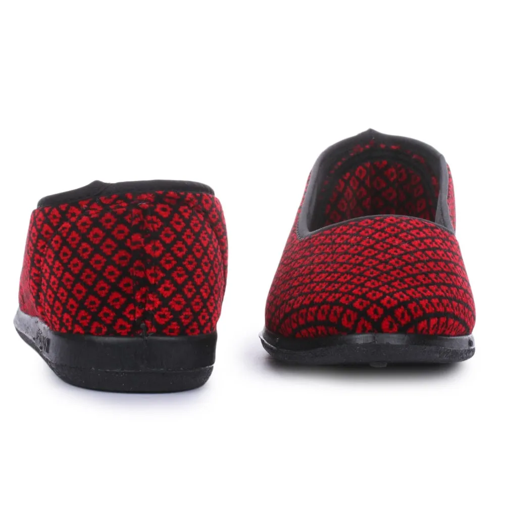 A-HA Red Casual Ballerina Shoes For Women SPL.BELLY By Liberty