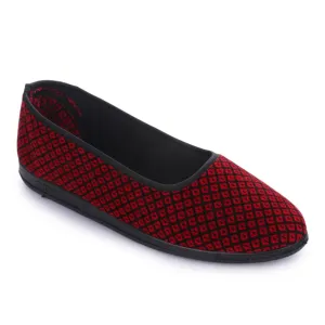 A-HA Red Casual Ballerina Shoes For Women SPL.BELLY By Liberty