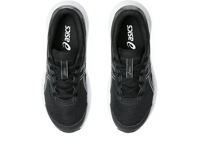 ASICS KID'S CONTEND 9 GS BLACK/WHITE RUNNING SHOES
