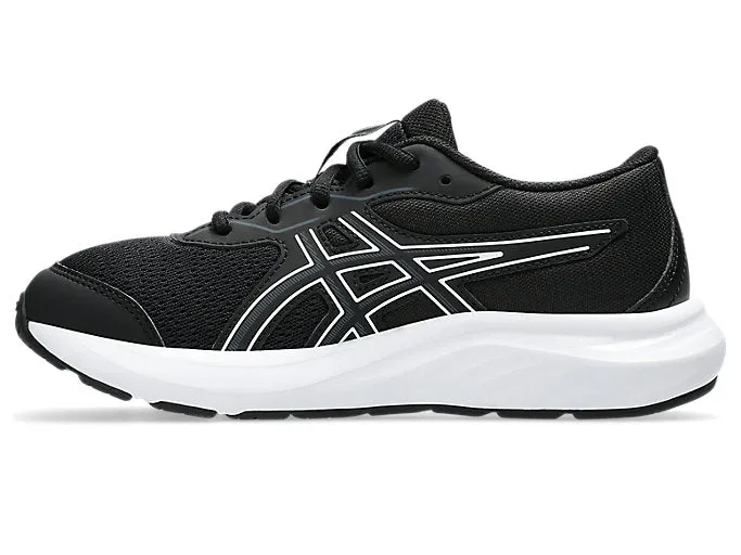 ASICS KID'S CONTEND 9 GS BLACK/WHITE RUNNING SHOES