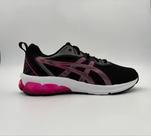 ASICS KID'S GEL QUANTUM 90 GS BLACK/PINK RUNNING SHOES