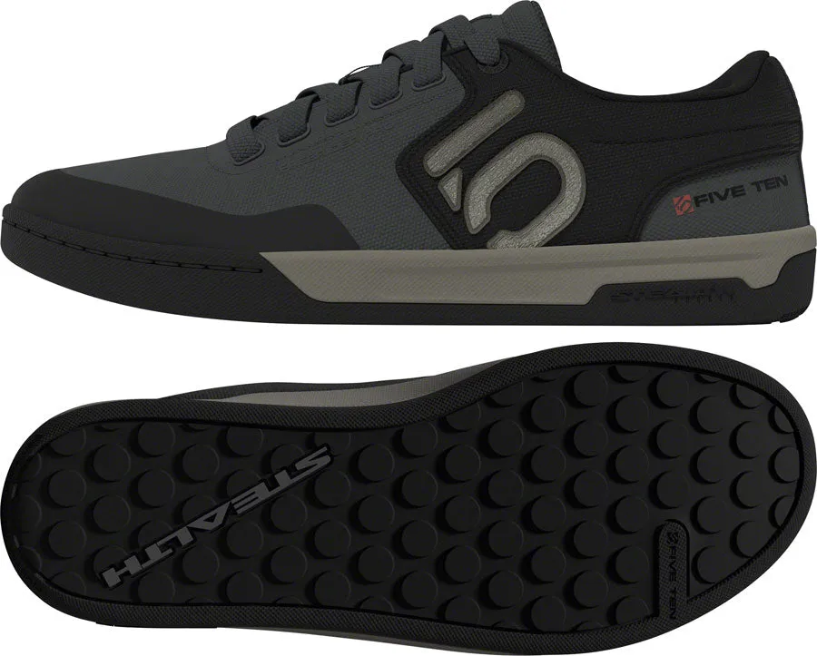 Five Ten Freerider Pro Canvas Flat Shoes - Mens Gray Six/Silver Pebble/Core BLK 9.5