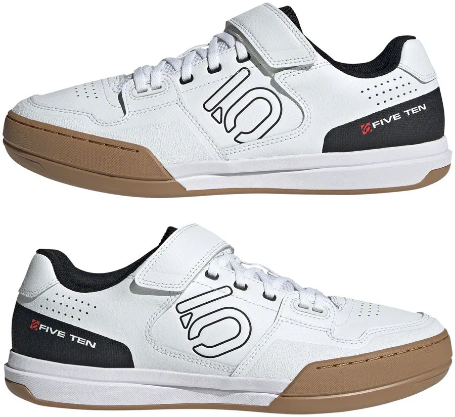 Five Ten Hellcat Mountain Clipless Shoes - Mens FTWR White/Core BLK/Red 11