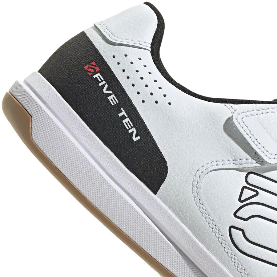 Five Ten Hellcat Mountain Clipless Shoes - Mens FTWR White/Core BLK/Red 9.5