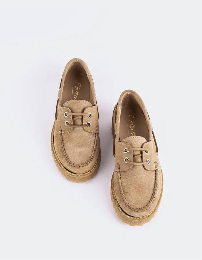 Gaia Almond Suede