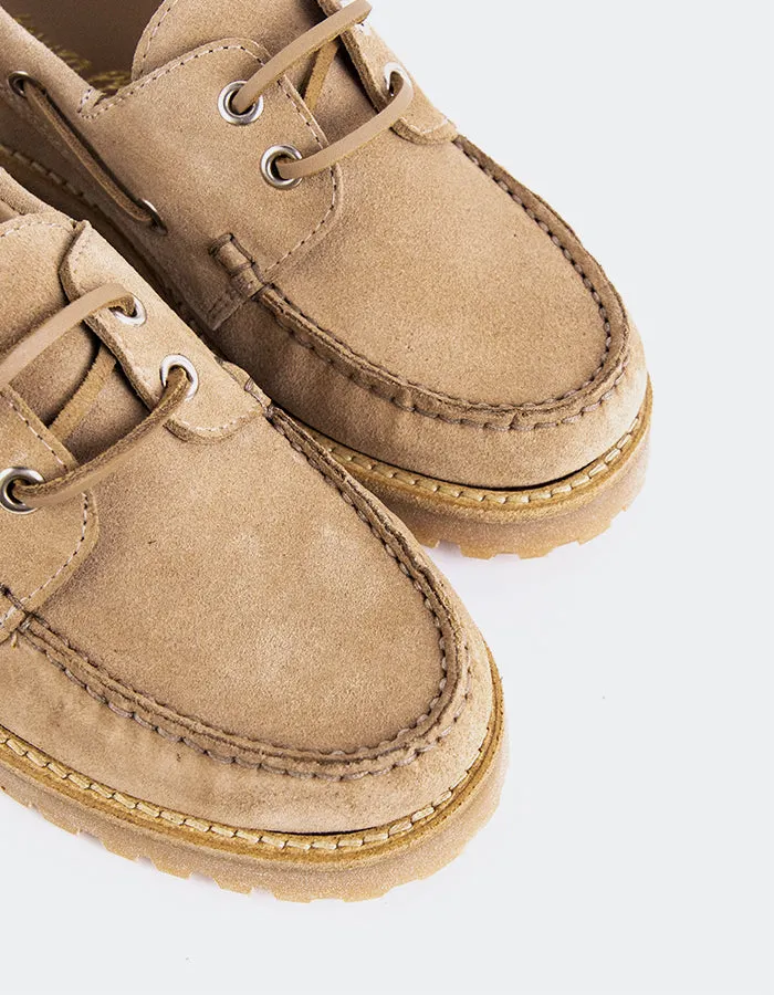 Gaia Almond Suede