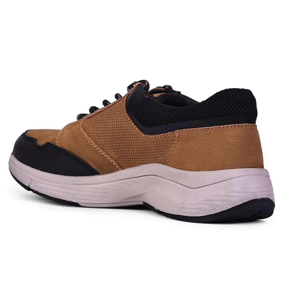 Healers Casual Camel Lacing Shoes For Men A576-05 By Liberty