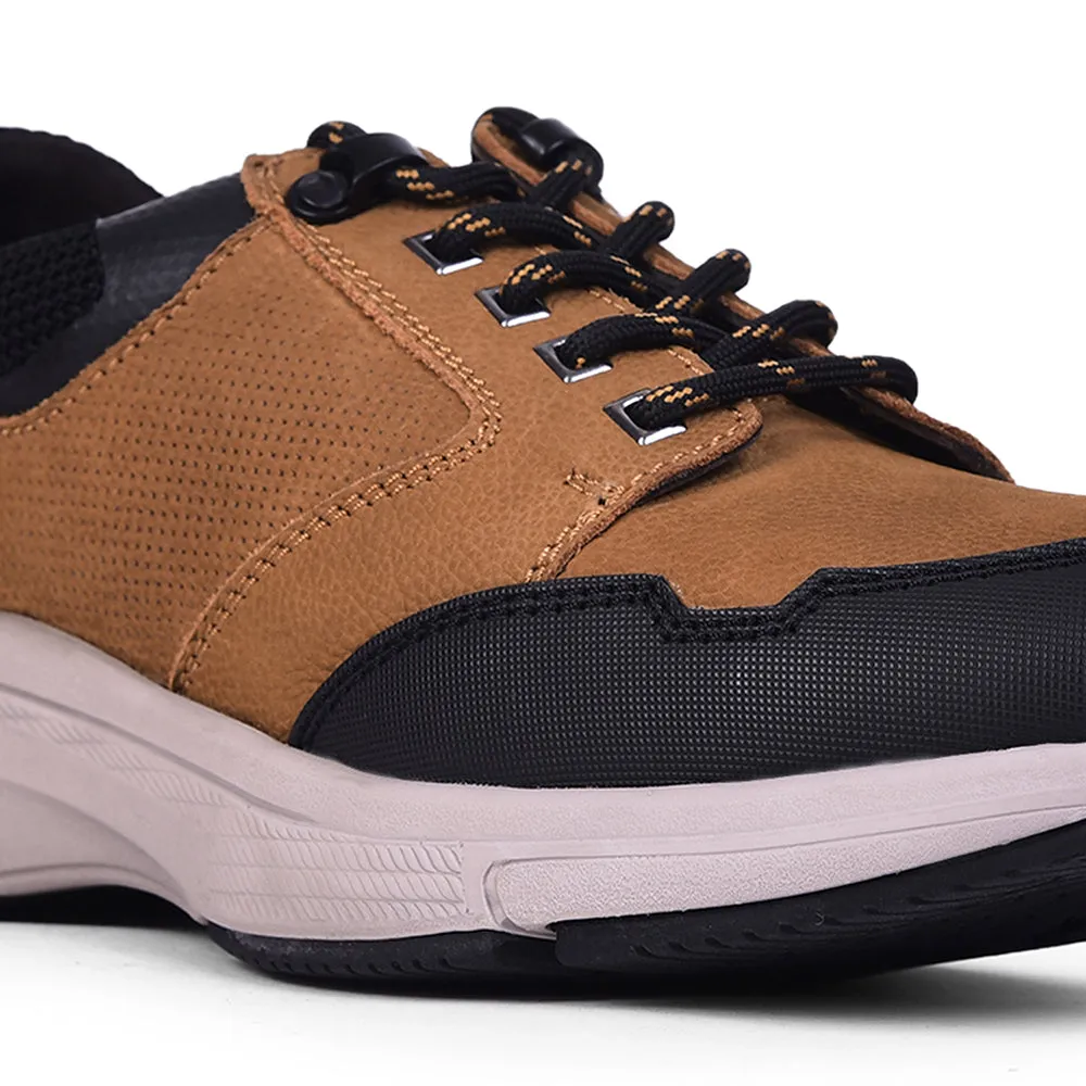 Healers Casual Camel Lacing Shoes For Men A576-05 By Liberty