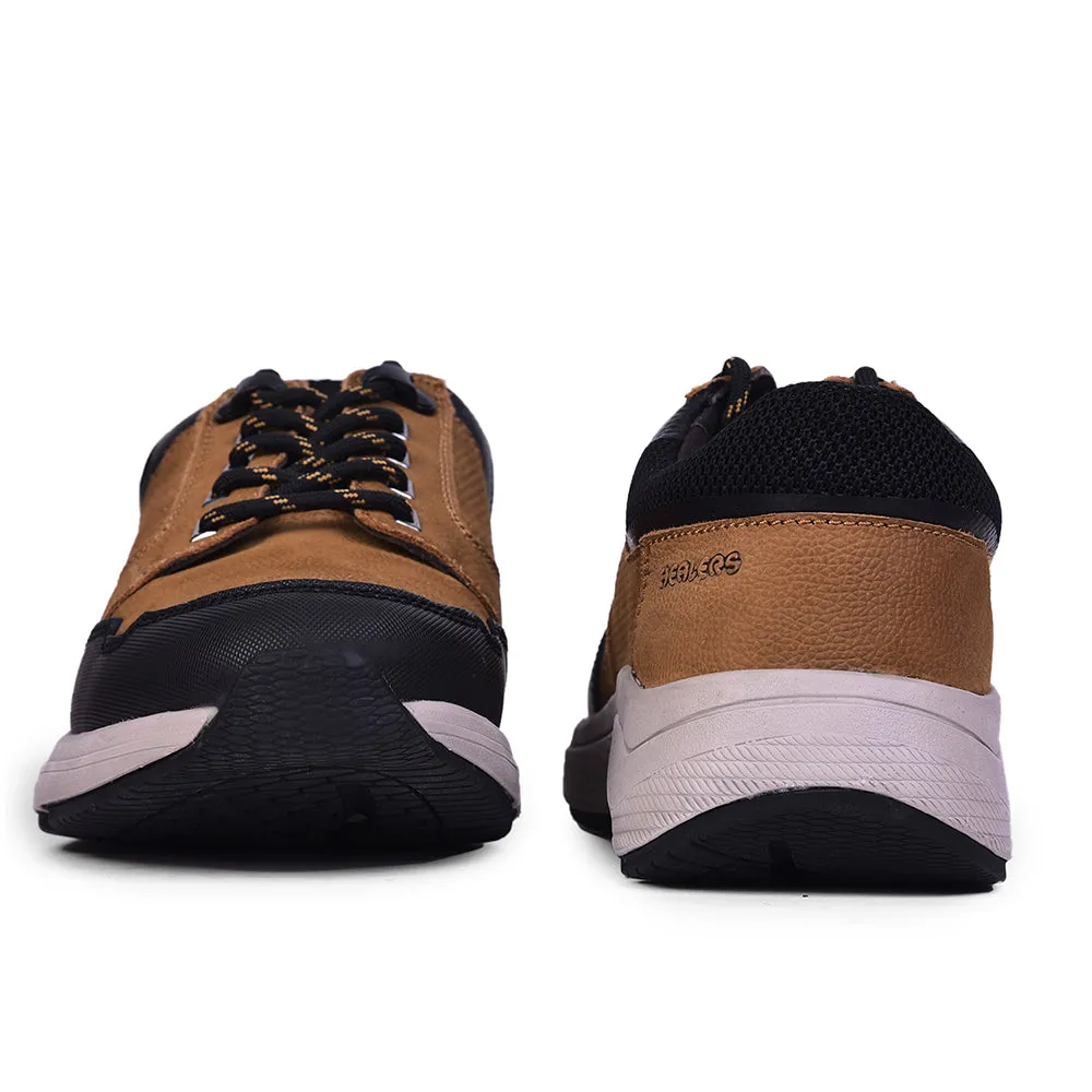 Healers Casual Camel Lacing Shoes For Men A576-05 By Liberty