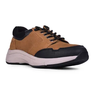 Healers Casual Camel Lacing Shoes For Men A576-05 By Liberty