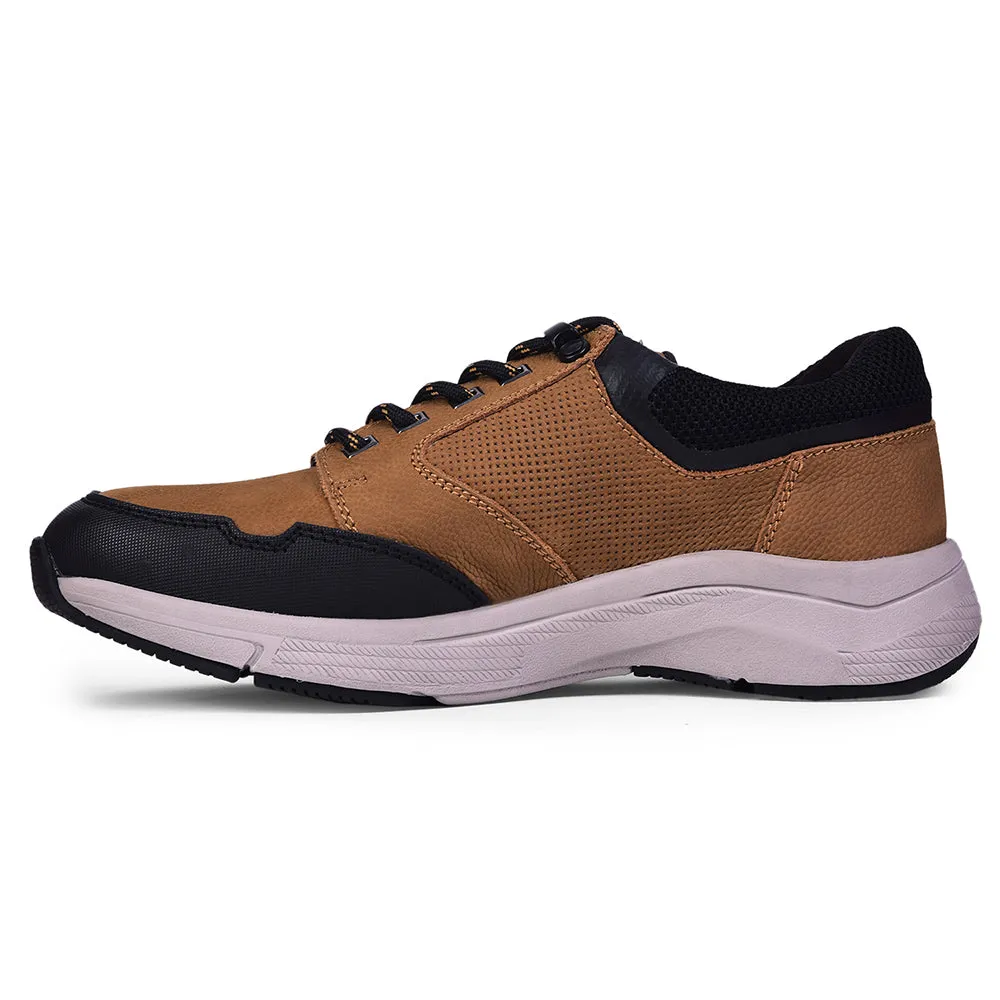 Healers Casual Camel Lacing Shoes For Men A576-05 By Liberty
