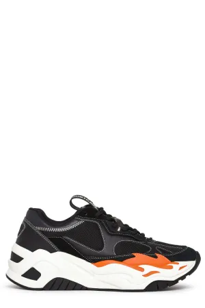 Just Cavalli P1thon Lace-Up Chunky Sneakers