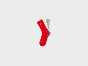 Kids' Patch Logo Crew Socks (251 / G / MULTICOLOR)