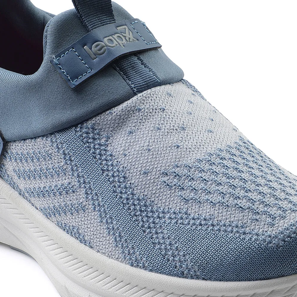 Leap7x Blue Sports Non Lacing Walking Shoes For Women BARCELONAC By Liberty