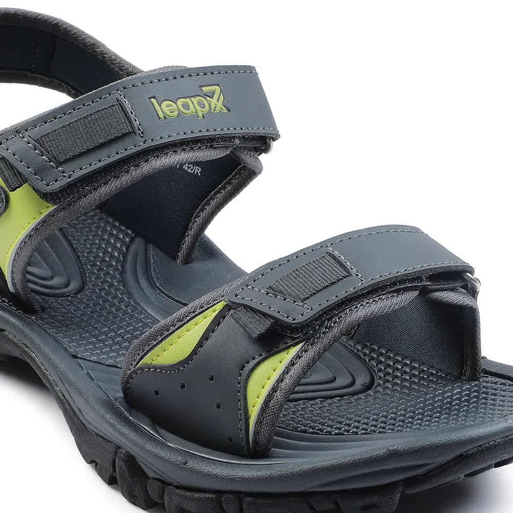 Leap7x Casual Grey Sandal For Men XYLO-M1E By Liberty