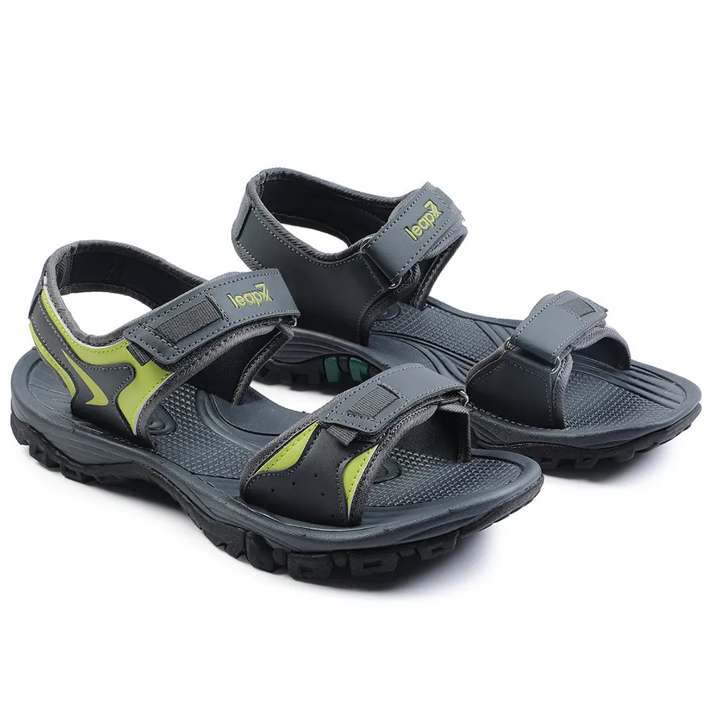 Leap7x Casual Grey Sandal For Men XYLO-M1E By Liberty