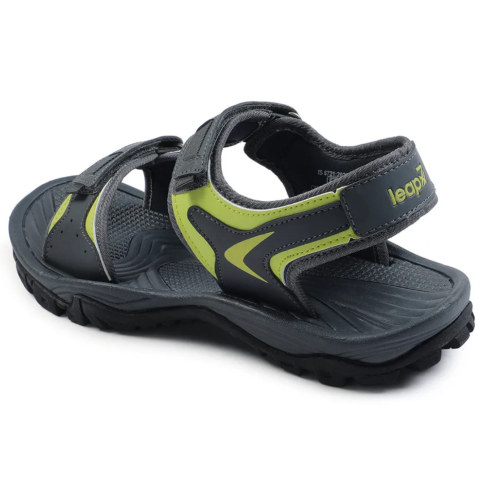 Leap7x Casual Grey Sandal For Men XYLO-M1E By Liberty