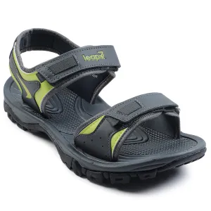 Leap7x Casual Grey Sandal For Men XYLO-M1E By Liberty