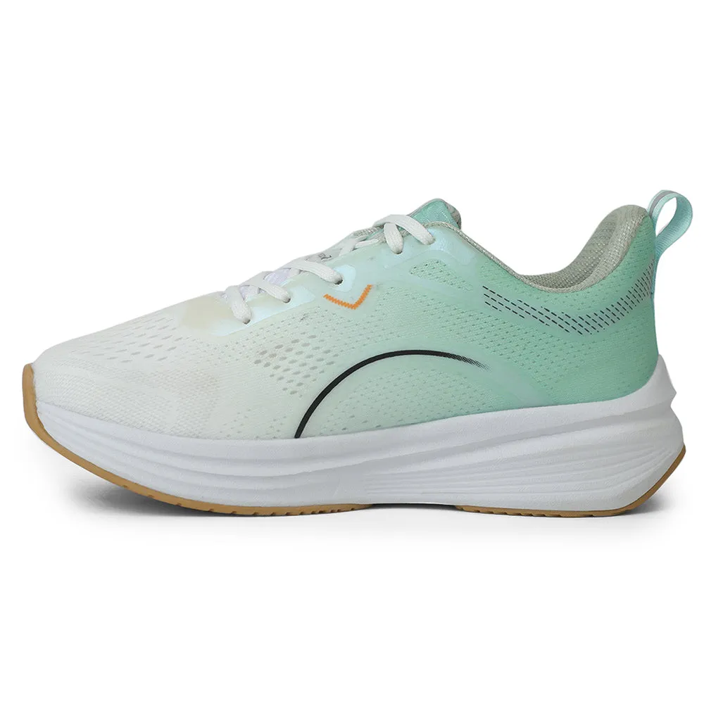Leap7x Sea Green Sports Lacing Running Shoes For Men PACIFIC-1E By Liberty