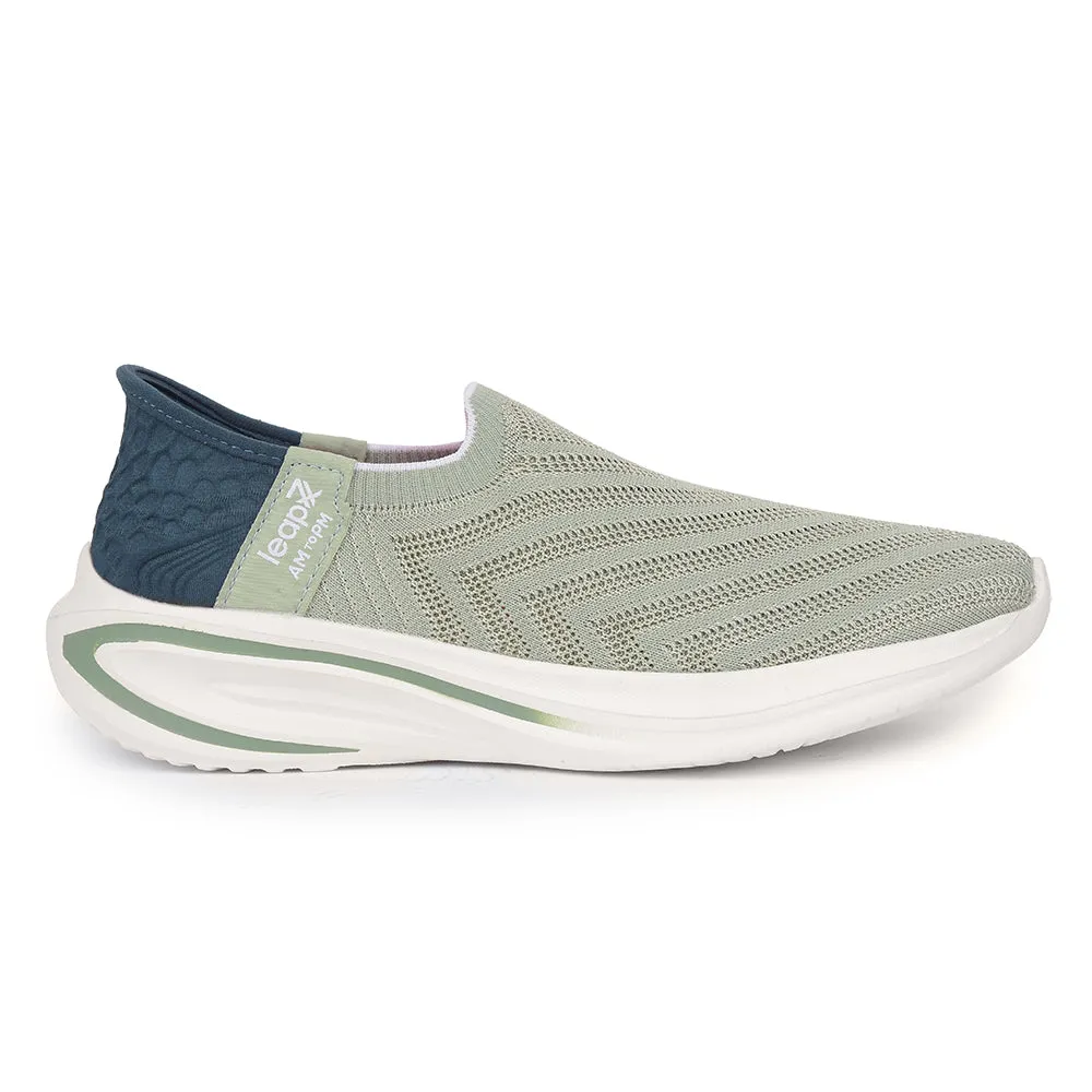 Leap7x Sports Sea Green Walking Shoes For Women EAZY-W6 By Liberty