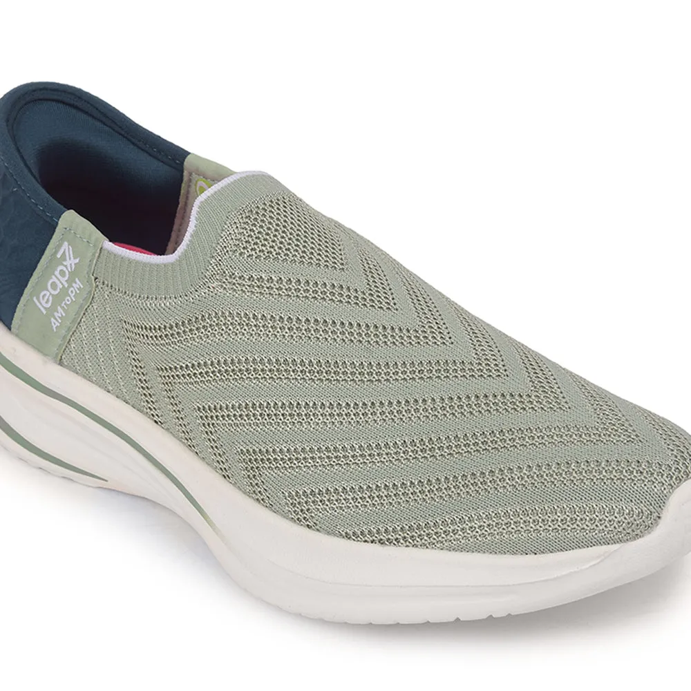 Leap7x Sports Sea Green Walking Shoes For Women EAZY-W6 By Liberty