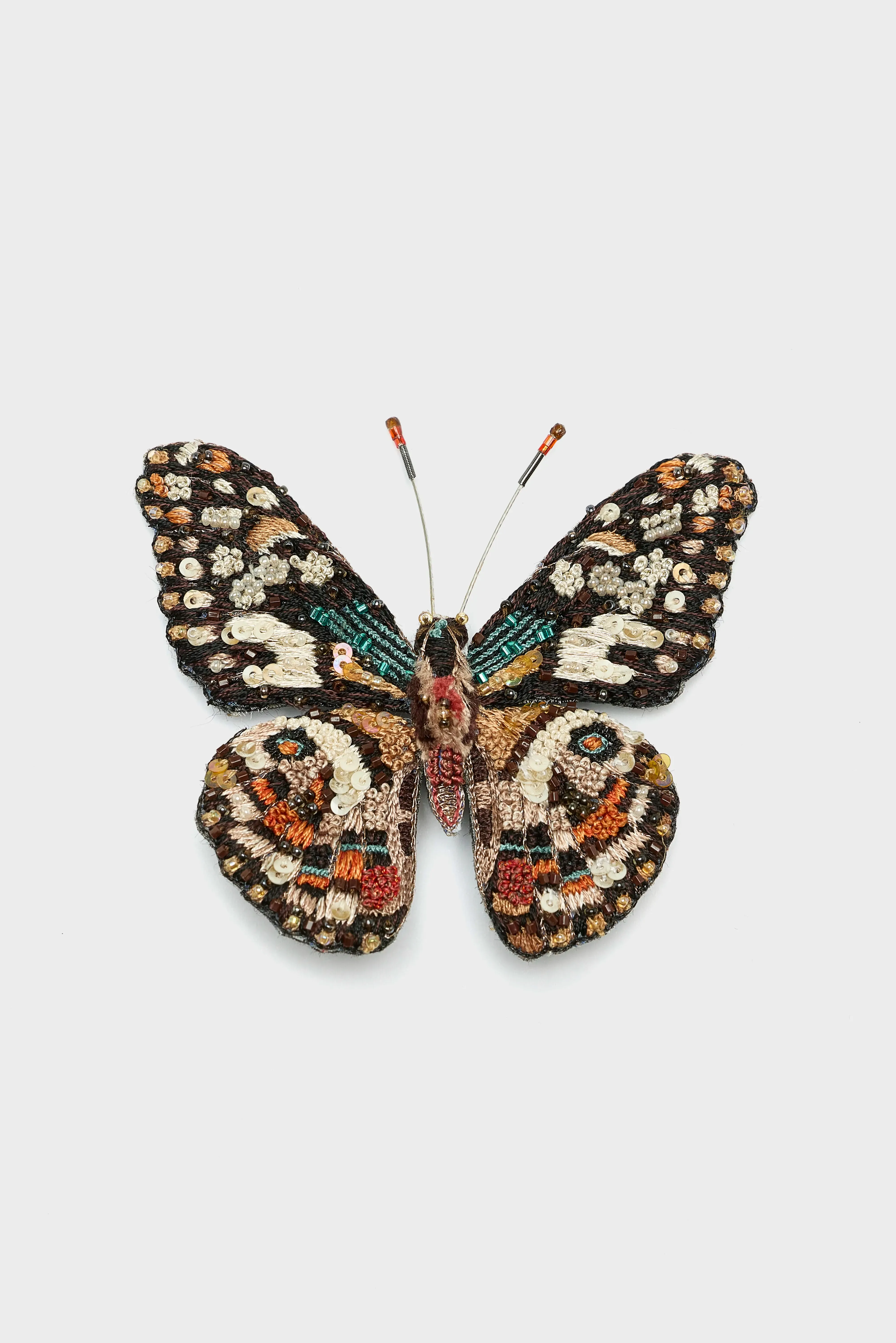 Lime Swallowtail Butterfly Brooch (251 / W / MULTICOLOR)