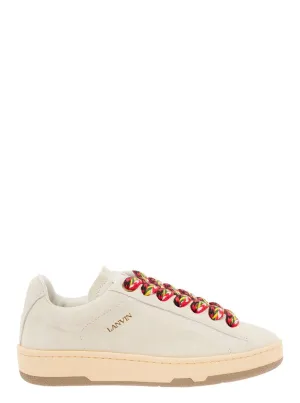 'Lite Curb' White Low Top Sneakers