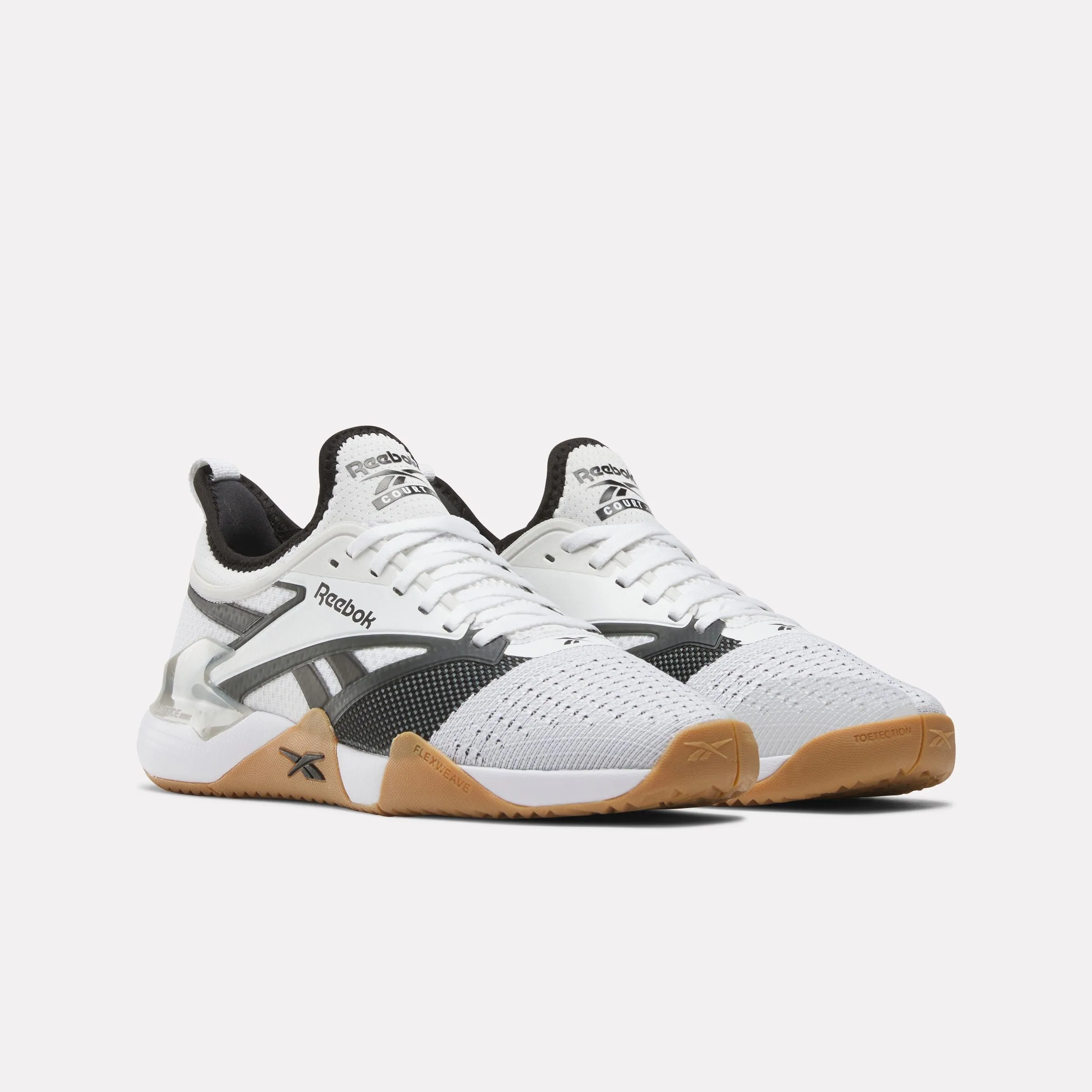 Nano Court Training Shoes White/Black/Grey