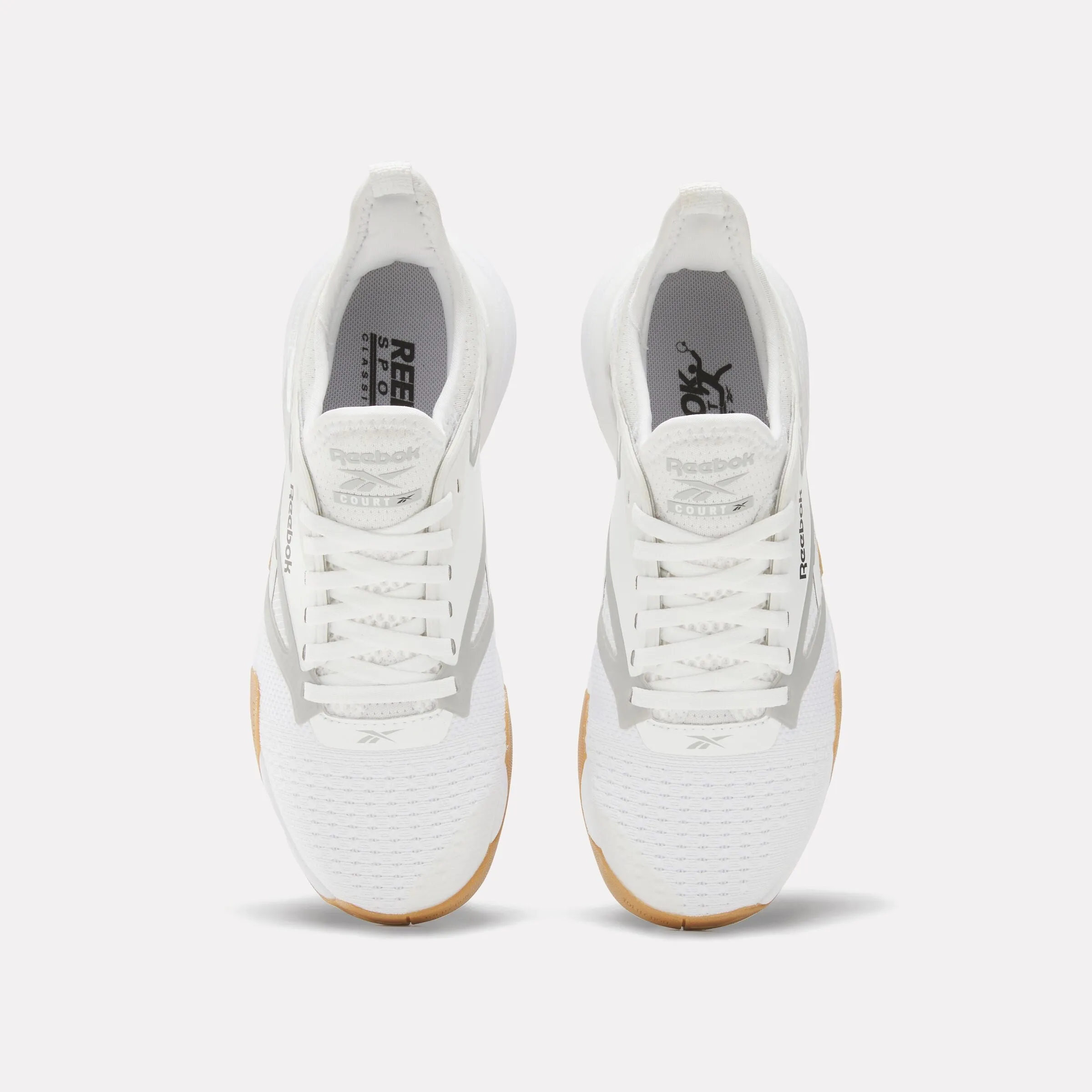Nano Court Training Shoes White/Black/Grey