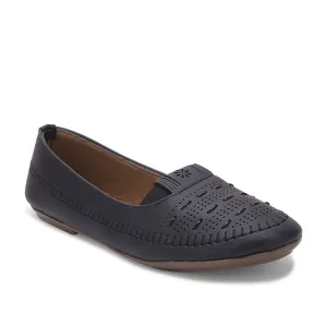 Senorita Black Casual Ballerina Shoes For Women PRESSY-1 By Liberty