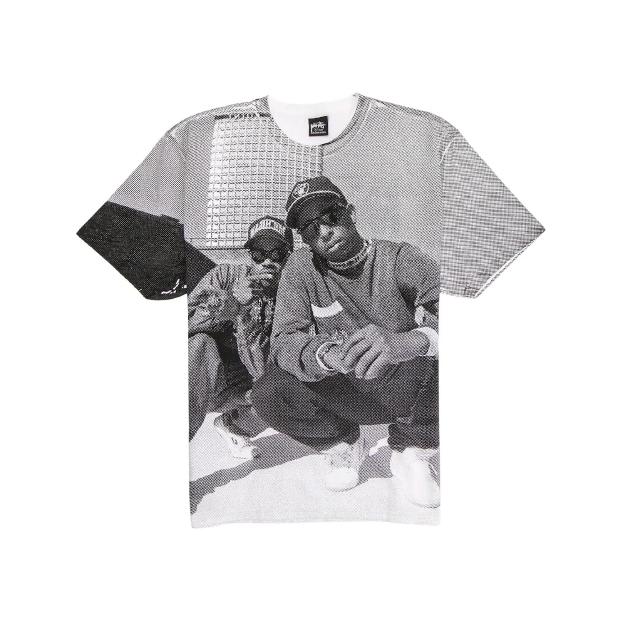 Stüssy Gang Starr T-shirt Multicolor/White