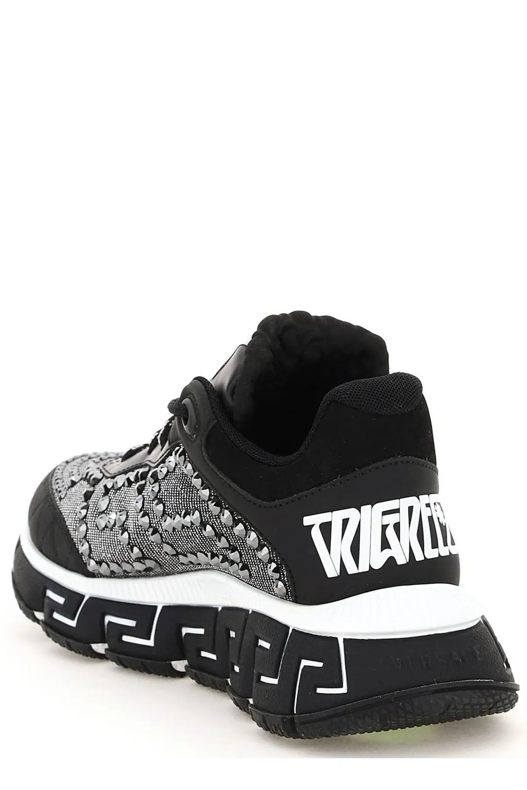 Versace Trigreca Round Toe Chunky Sneakers