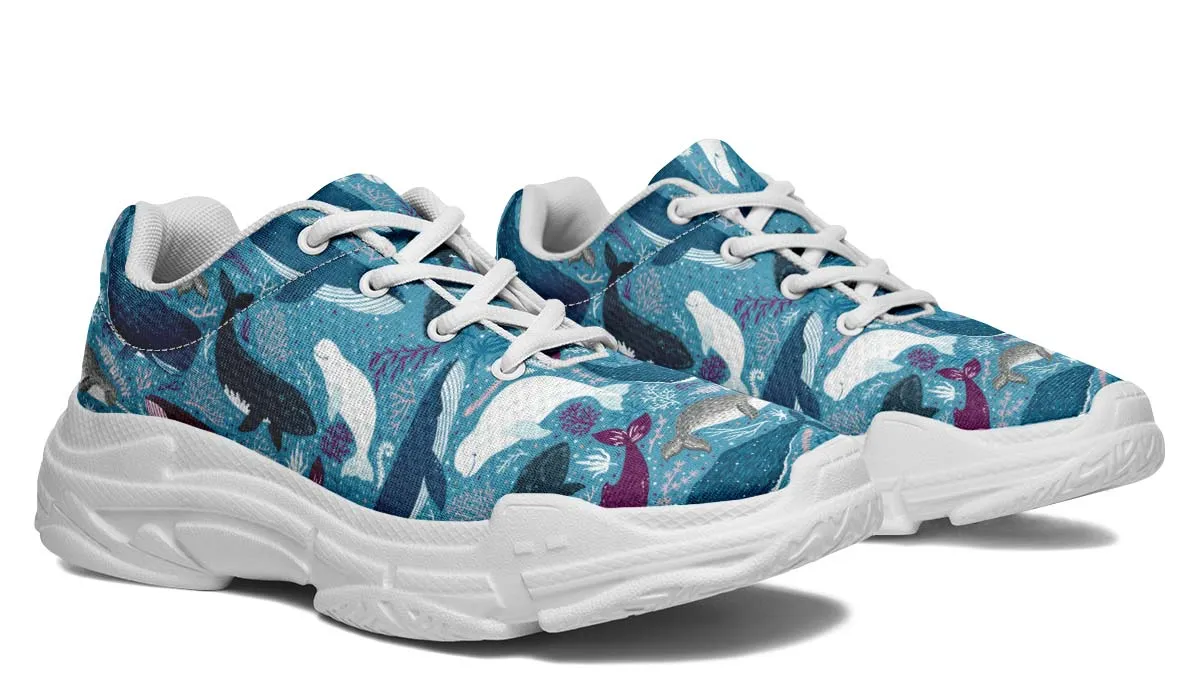 Whale Party Chunky Sneakers