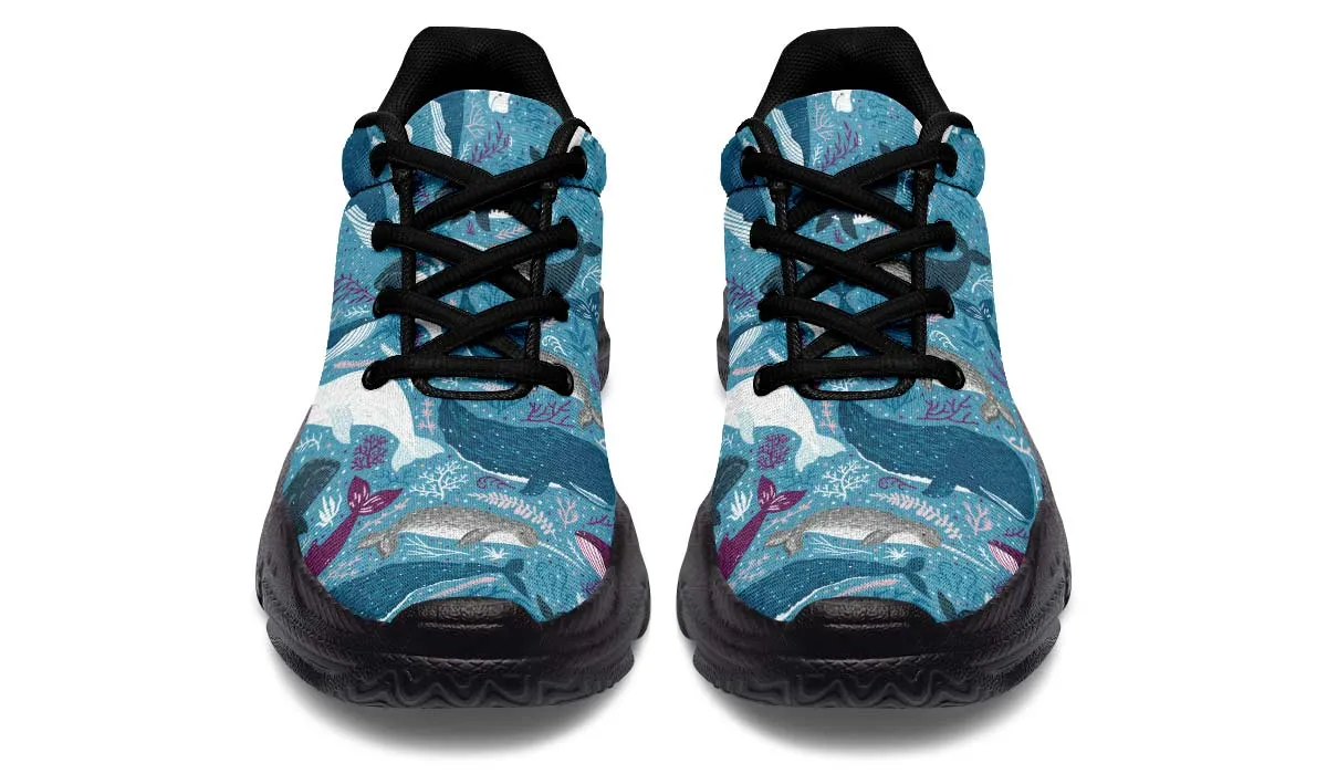 Whale Party Chunky Sneakers