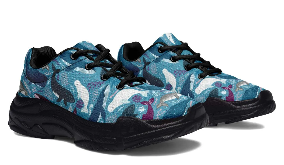 Whale Party Chunky Sneakers