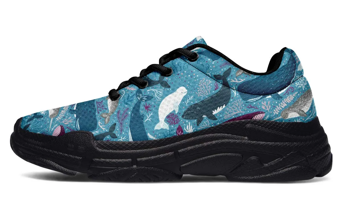 Whale Party Chunky Sneakers