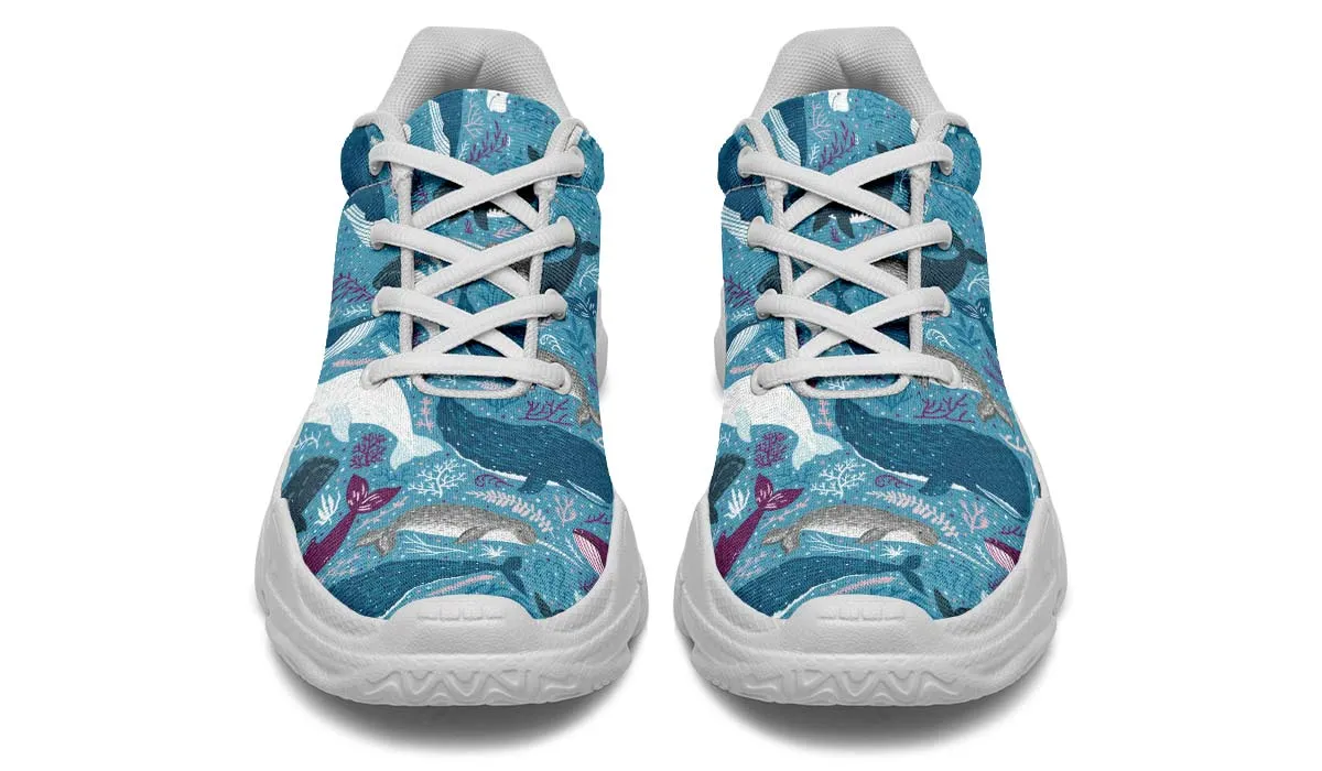 Whale Party Chunky Sneakers