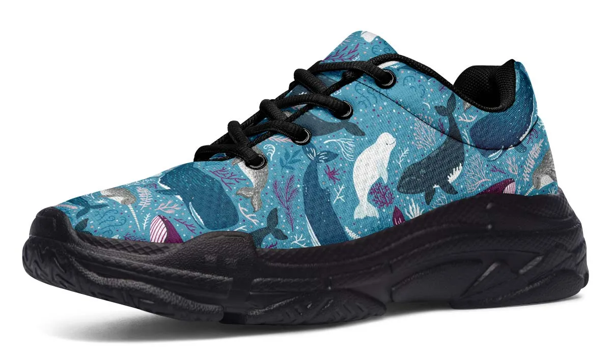 Whale Party Chunky Sneakers