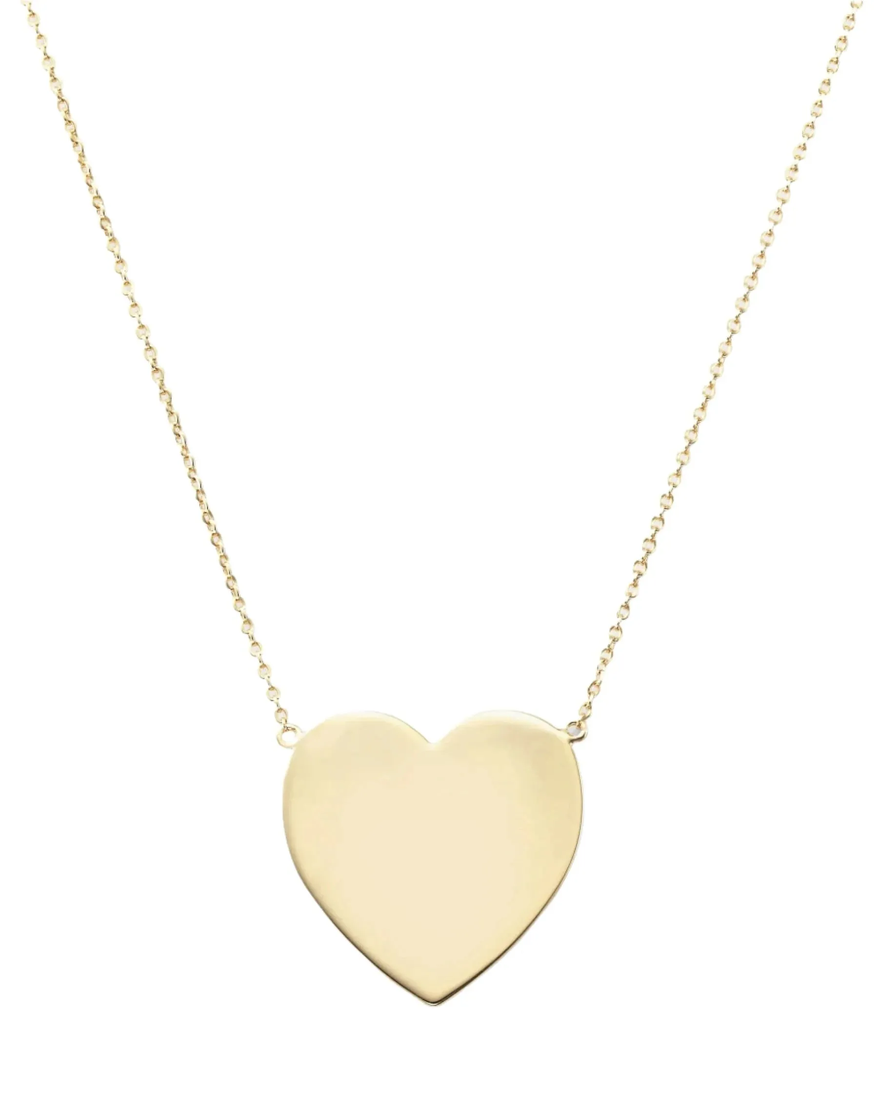 XL You Have My Heart Necklace 18 Gold