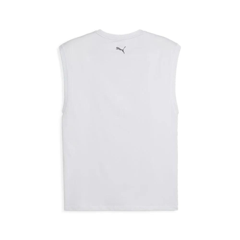 Yogini Lite Mesh Crew Neck Athletic Tank Top