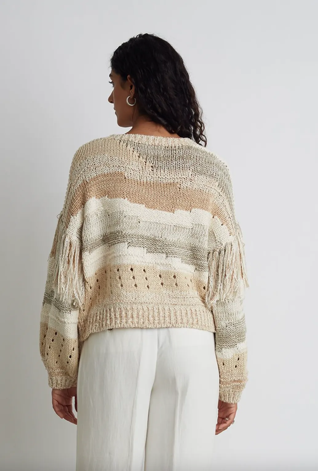 Zora Sweater - Ivory Combo