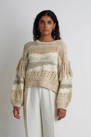 Zora Sweater - Ivory Combo